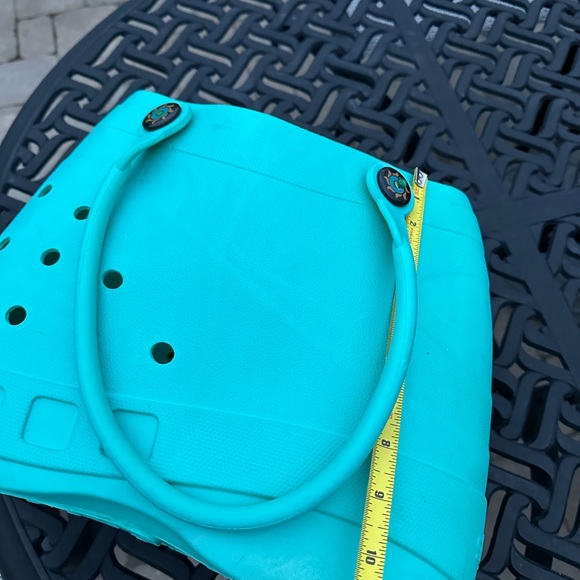 Optari Waterproof Beach Pool Sol Tote Bag Handles Blue Soft Rubber - Picture 7 of 9